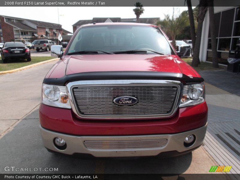 Redfire Metallic / Tan 2008 Ford F150 Lariat SuperCrew