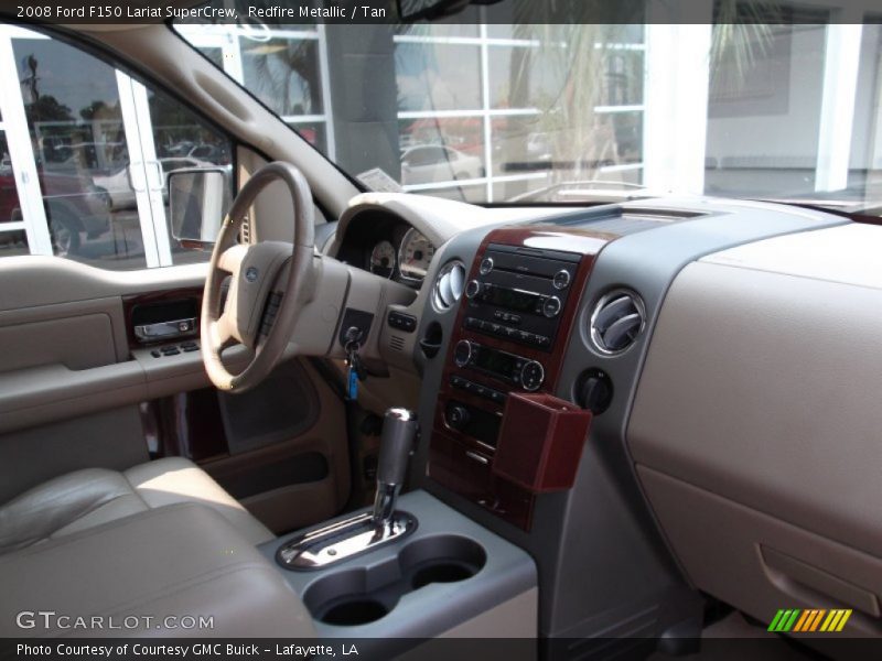 Redfire Metallic / Tan 2008 Ford F150 Lariat SuperCrew