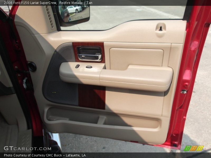 Redfire Metallic / Tan 2008 Ford F150 Lariat SuperCrew