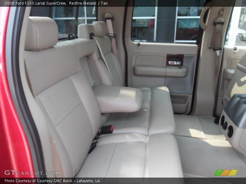 Redfire Metallic / Tan 2008 Ford F150 Lariat SuperCrew