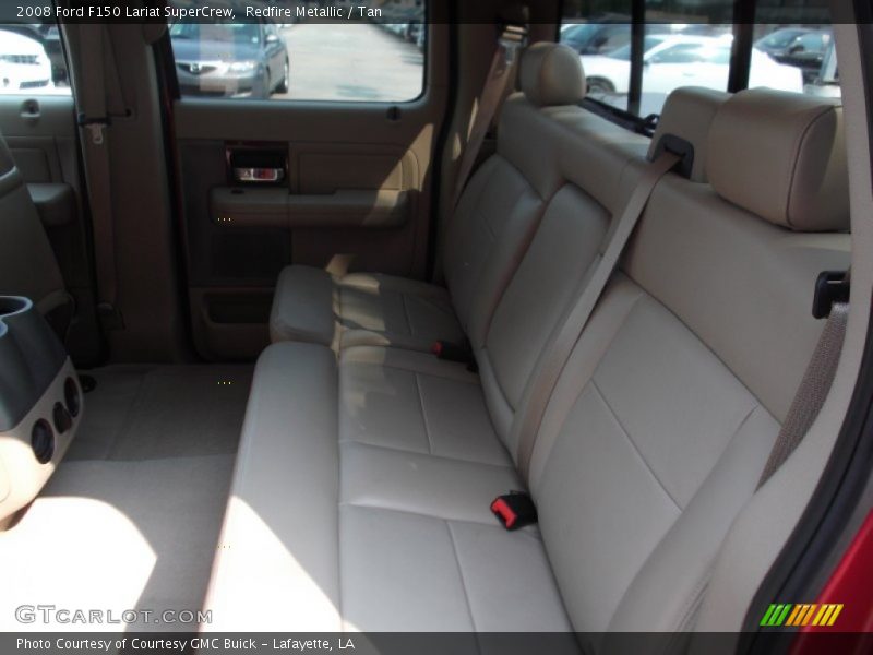 Redfire Metallic / Tan 2008 Ford F150 Lariat SuperCrew