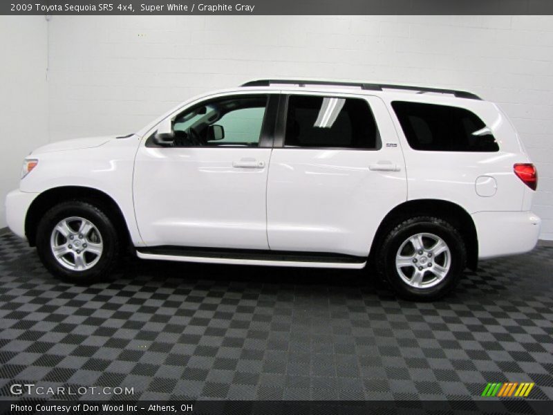Super White / Graphite Gray 2009 Toyota Sequoia SR5 4x4
