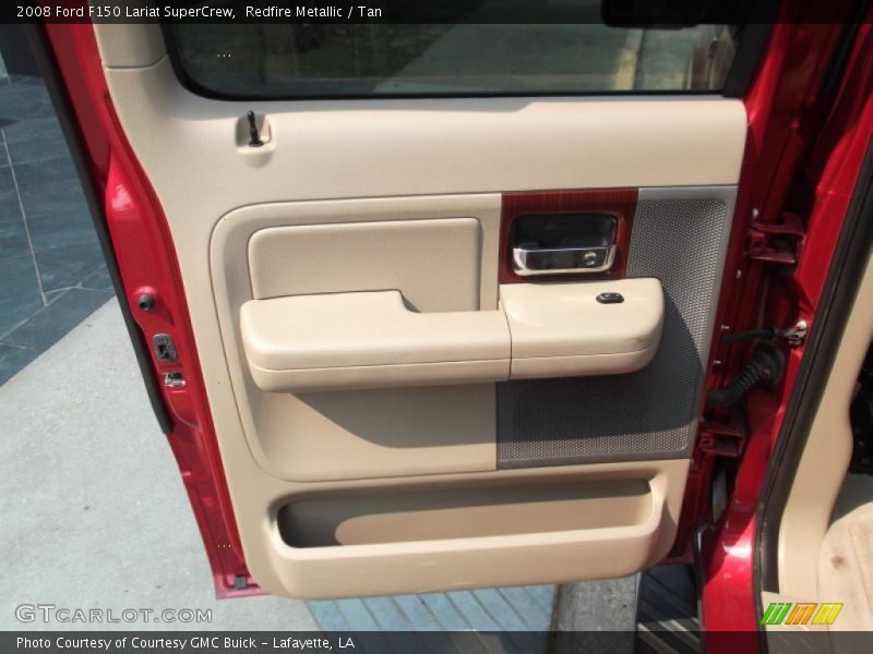 Redfire Metallic / Tan 2008 Ford F150 Lariat SuperCrew