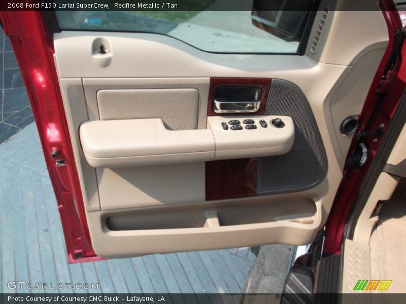 Redfire Metallic / Tan 2008 Ford F150 Lariat SuperCrew