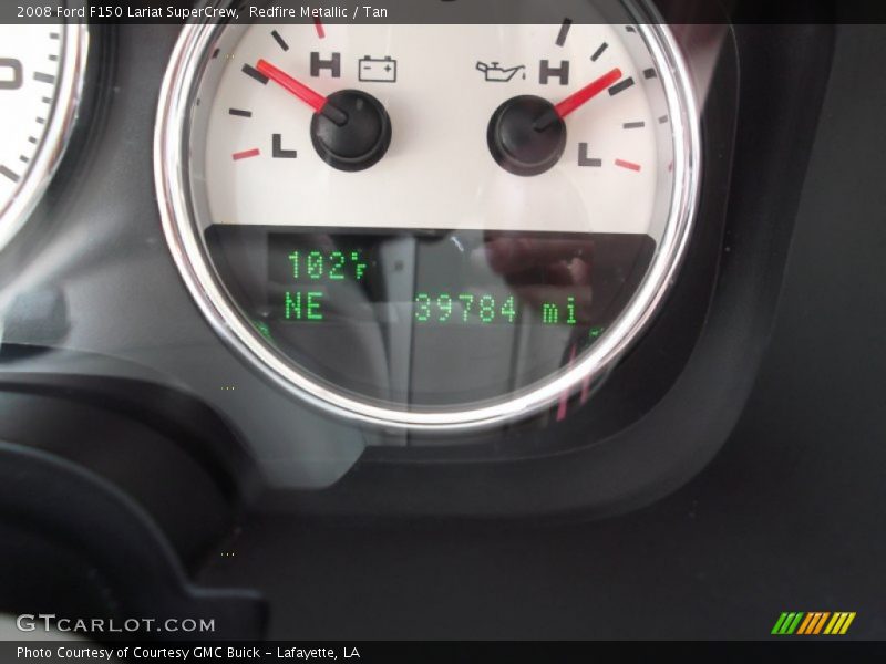 Redfire Metallic / Tan 2008 Ford F150 Lariat SuperCrew