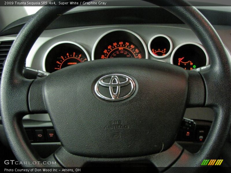 Super White / Graphite Gray 2009 Toyota Sequoia SR5 4x4