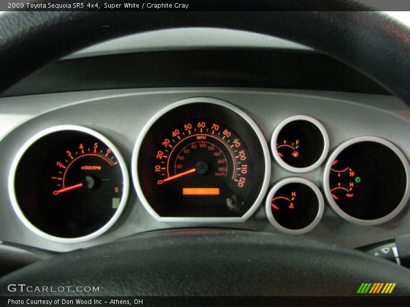 Super White / Graphite Gray 2009 Toyota Sequoia SR5 4x4