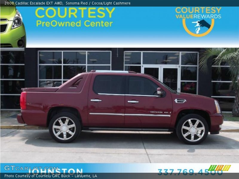 Sonoma Red / Cocoa/Light Cashmere 2008 Cadillac Escalade EXT AWD