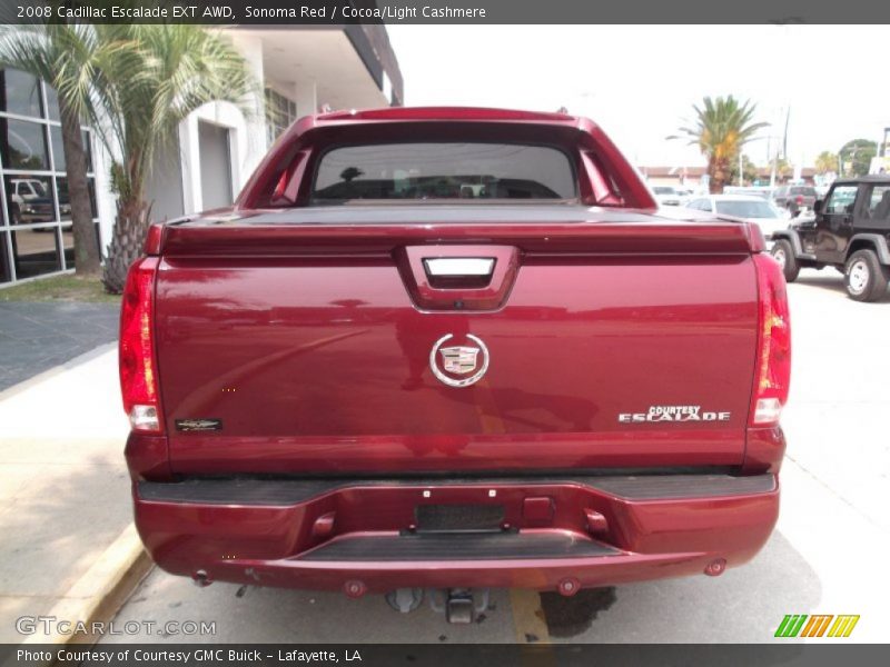 Sonoma Red / Cocoa/Light Cashmere 2008 Cadillac Escalade EXT AWD