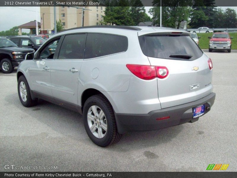 Silver Ice Metallic / Ebony 2012 Chevrolet Traverse LT