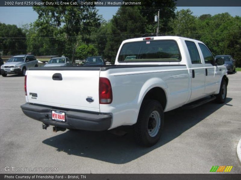 Oxford White / Medium Parchment 2002 Ford F250 Super Duty XL Crew Cab