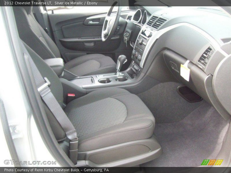 Silver Ice Metallic / Ebony 2012 Chevrolet Traverse LT