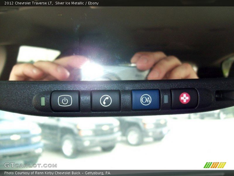 Silver Ice Metallic / Ebony 2012 Chevrolet Traverse LT
