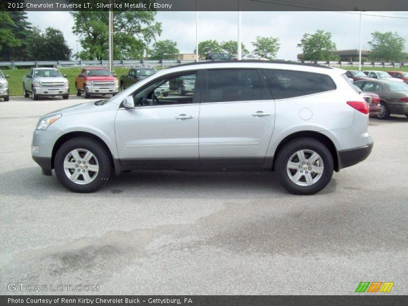 Silver Ice Metallic / Ebony 2012 Chevrolet Traverse LT