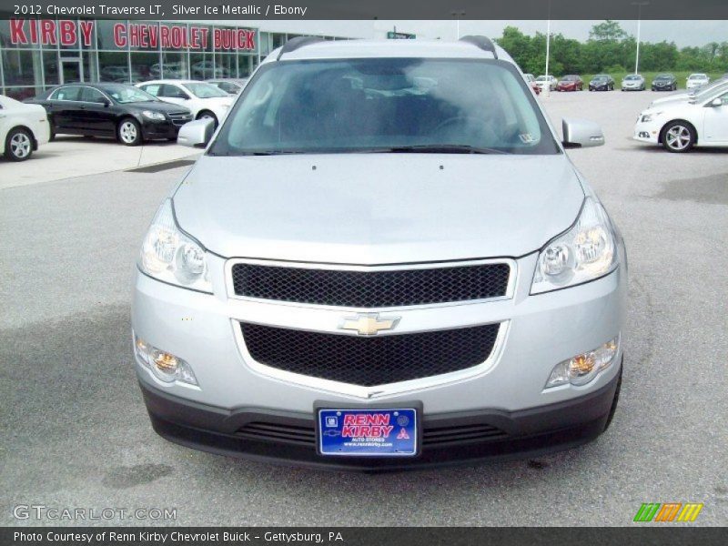 Silver Ice Metallic / Ebony 2012 Chevrolet Traverse LT