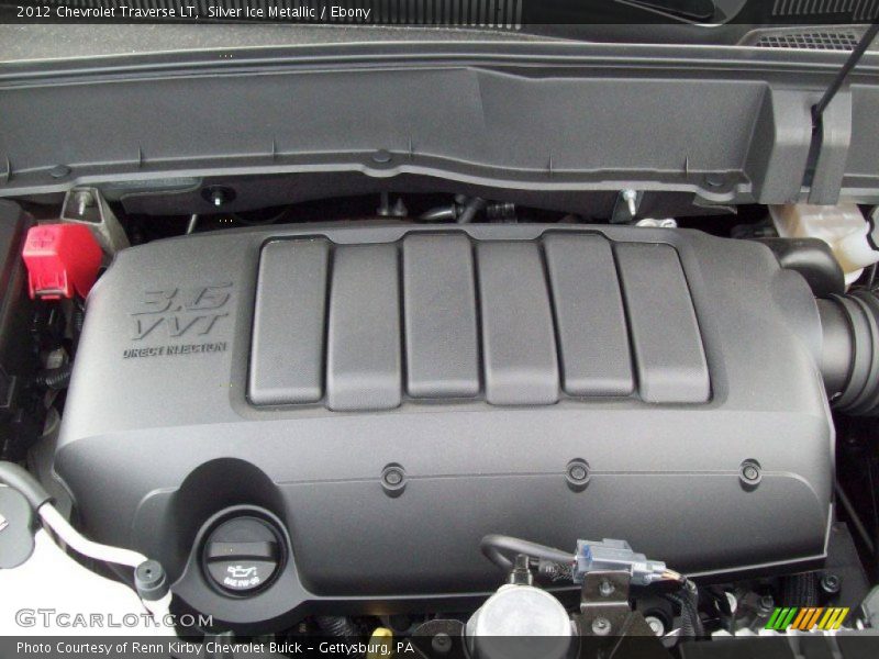 Silver Ice Metallic / Ebony 2012 Chevrolet Traverse LT