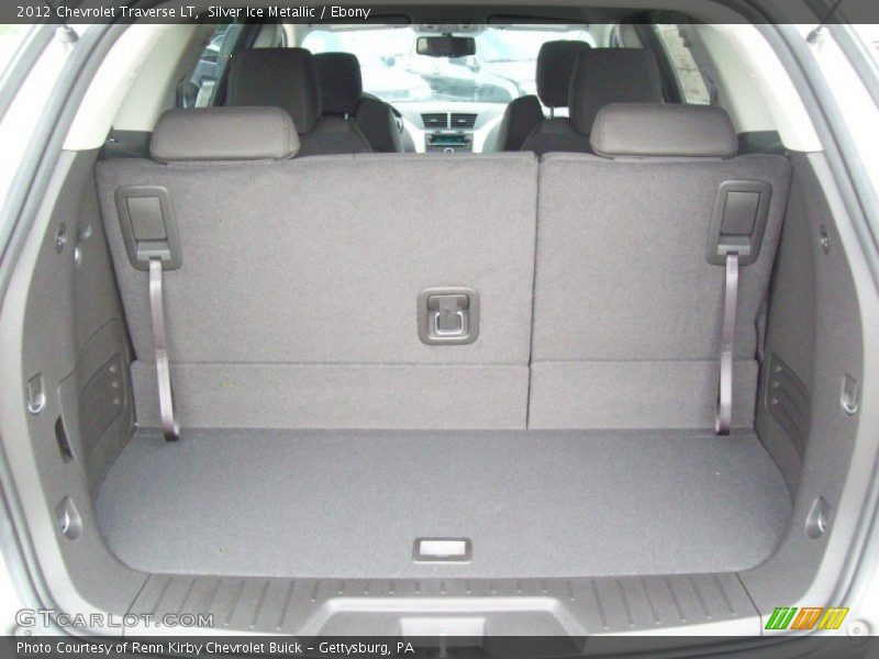 Silver Ice Metallic / Ebony 2012 Chevrolet Traverse LT