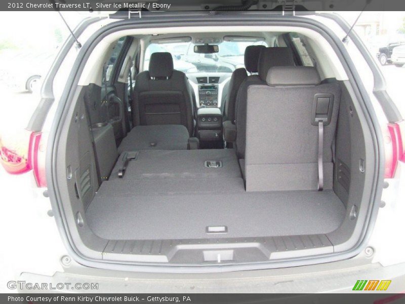 Silver Ice Metallic / Ebony 2012 Chevrolet Traverse LT