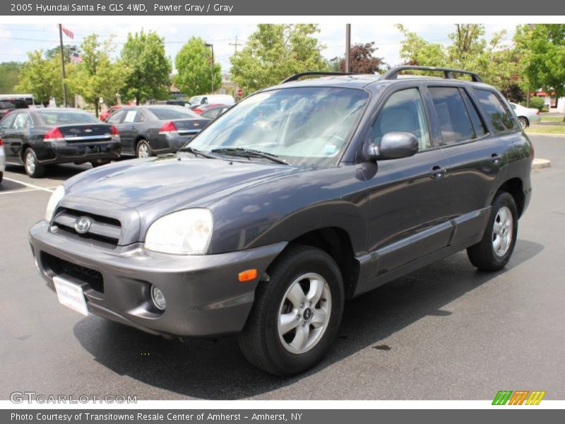 Pewter Gray / Gray 2005 Hyundai Santa Fe GLS 4WD