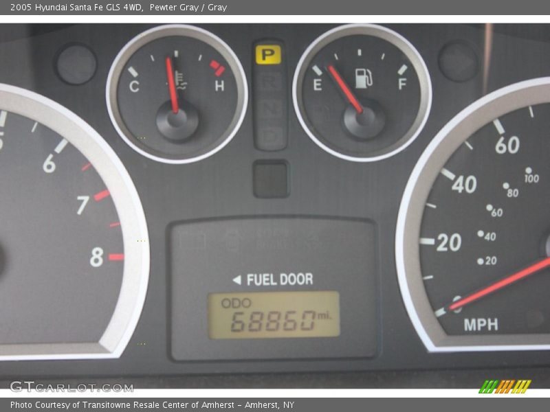 Pewter Gray / Gray 2005 Hyundai Santa Fe GLS 4WD