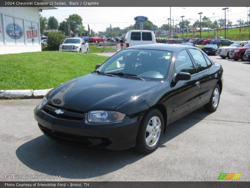 Black / Graphite 2004 Chevrolet Cavalier LS Sedan