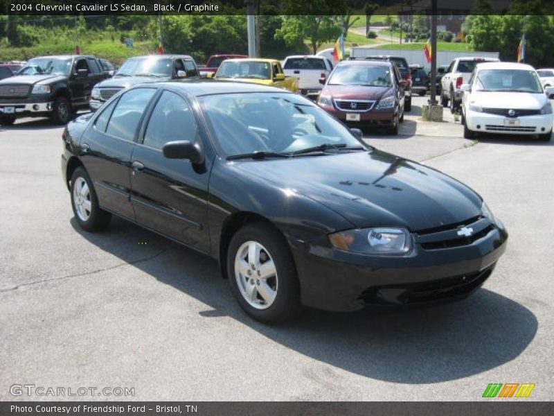 Black / Graphite 2004 Chevrolet Cavalier LS Sedan