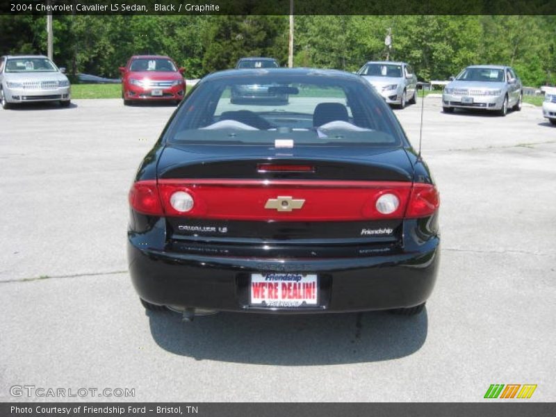 Black / Graphite 2004 Chevrolet Cavalier LS Sedan