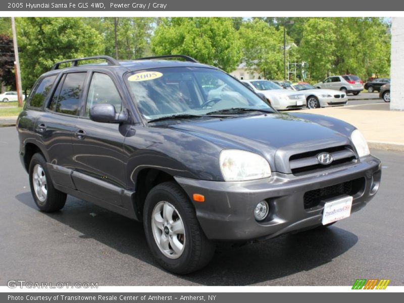 Pewter Gray / Gray 2005 Hyundai Santa Fe GLS 4WD