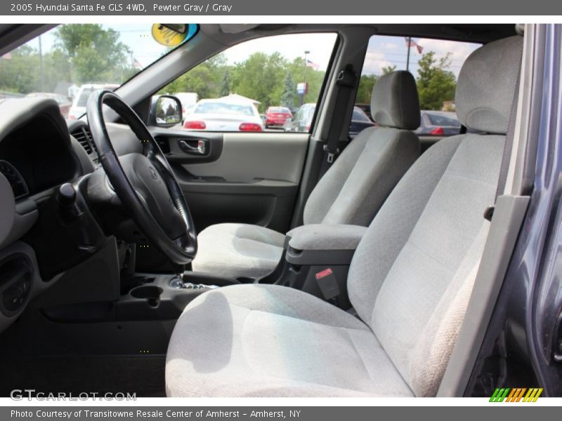  2005 Santa Fe GLS 4WD Gray Interior