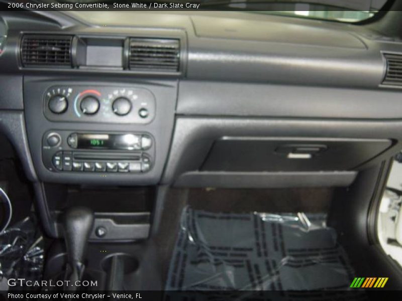 Stone White / Dark Slate Gray 2006 Chrysler Sebring Convertible
