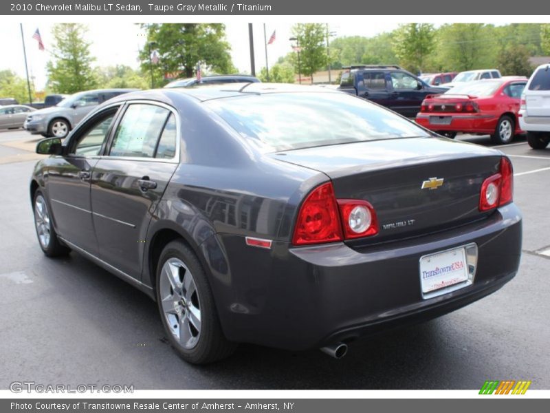 Taupe Gray Metallic / Titanium 2010 Chevrolet Malibu LT Sedan