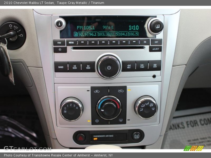 Taupe Gray Metallic / Titanium 2010 Chevrolet Malibu LT Sedan