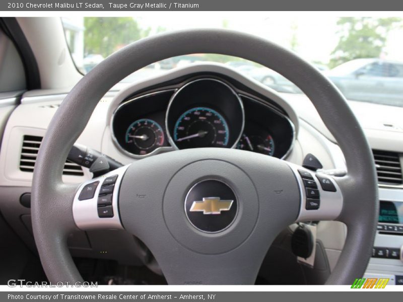 Taupe Gray Metallic / Titanium 2010 Chevrolet Malibu LT Sedan