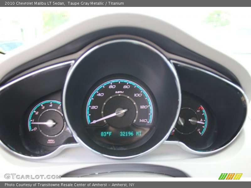 Taupe Gray Metallic / Titanium 2010 Chevrolet Malibu LT Sedan