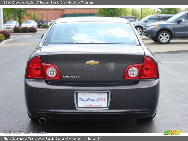 Taupe Gray Metallic / Titanium 2010 Chevrolet Malibu LT Sedan