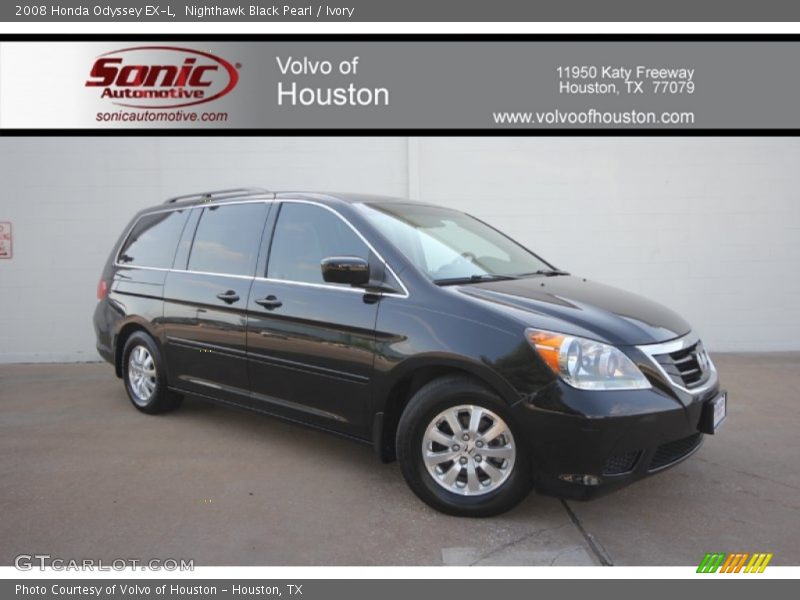 Nighthawk Black Pearl / Ivory 2008 Honda Odyssey EX-L