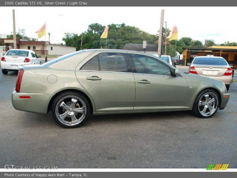 Silver Green / Light Gray 2005 Cadillac STS V6