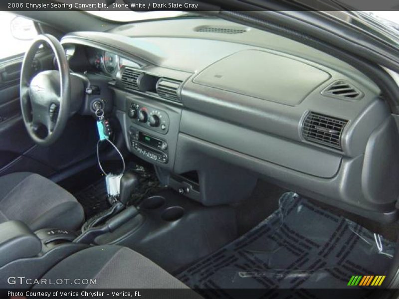 Stone White / Dark Slate Gray 2006 Chrysler Sebring Convertible