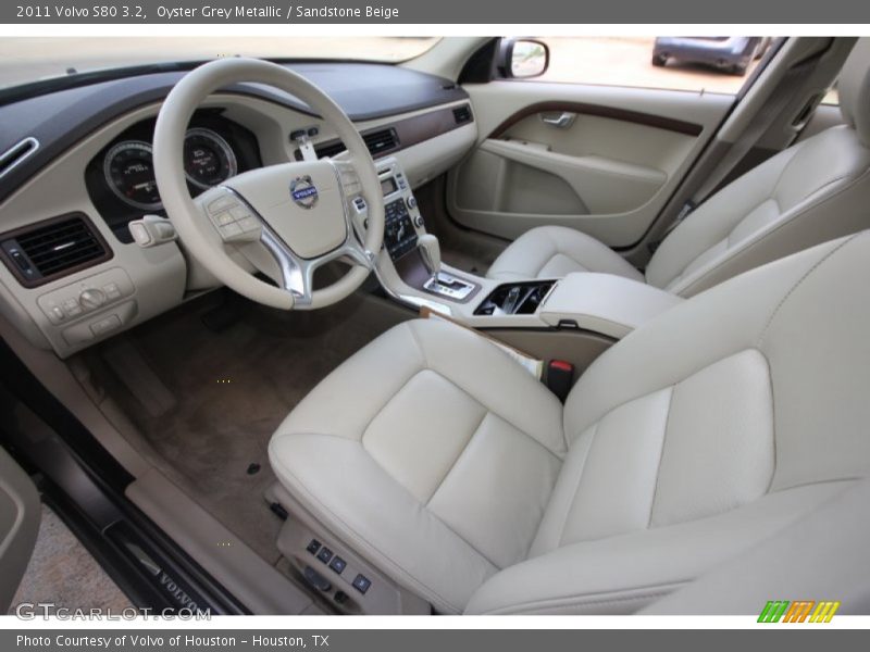 Oyster Grey Metallic / Sandstone Beige 2011 Volvo S80 3.2