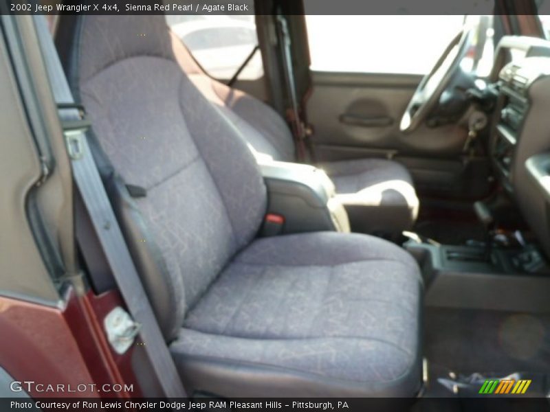 Sienna Red Pearl / Agate Black 2002 Jeep Wrangler X 4x4