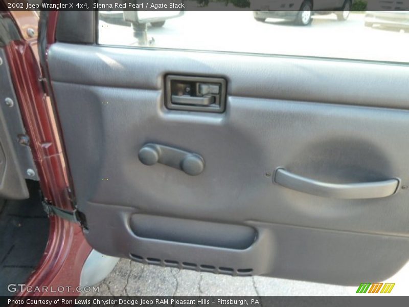 Sienna Red Pearl / Agate Black 2002 Jeep Wrangler X 4x4