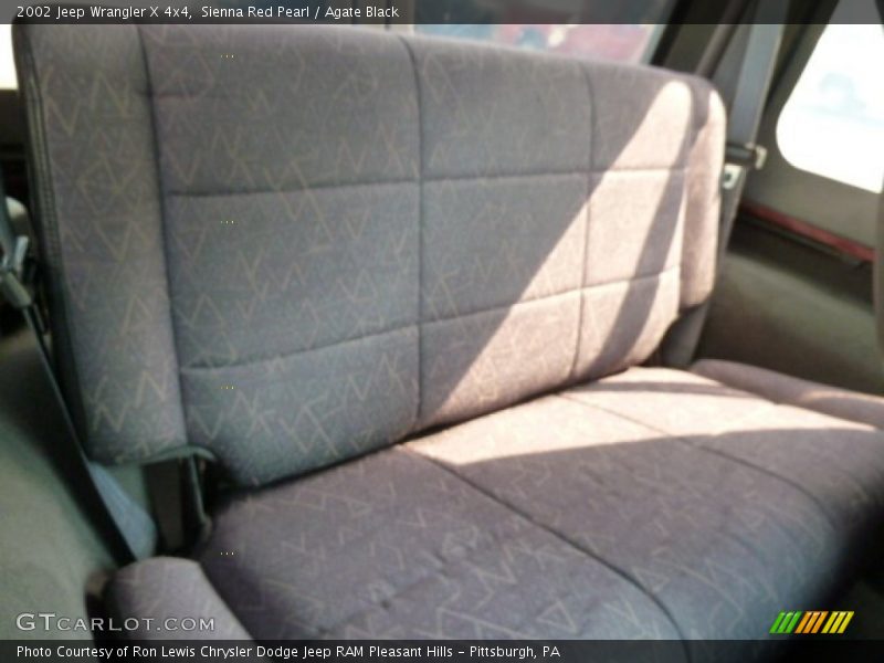 Sienna Red Pearl / Agate Black 2002 Jeep Wrangler X 4x4