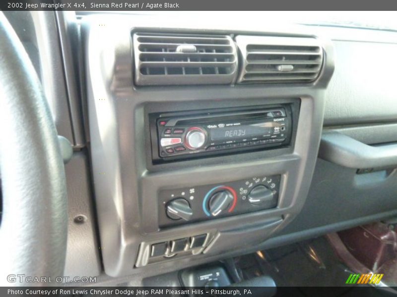 Sienna Red Pearl / Agate Black 2002 Jeep Wrangler X 4x4