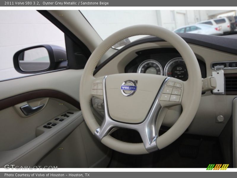 Oyster Grey Metallic / Sandstone Beige 2011 Volvo S80 3.2