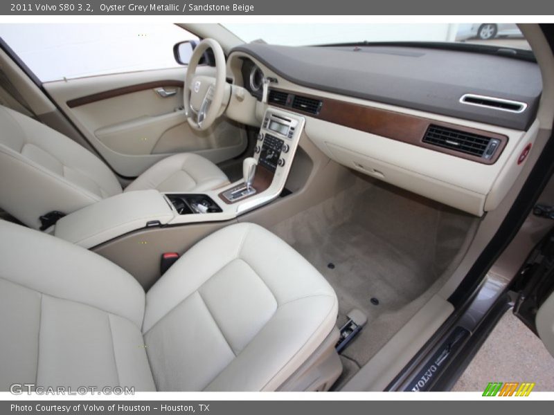Oyster Grey Metallic / Sandstone Beige 2011 Volvo S80 3.2