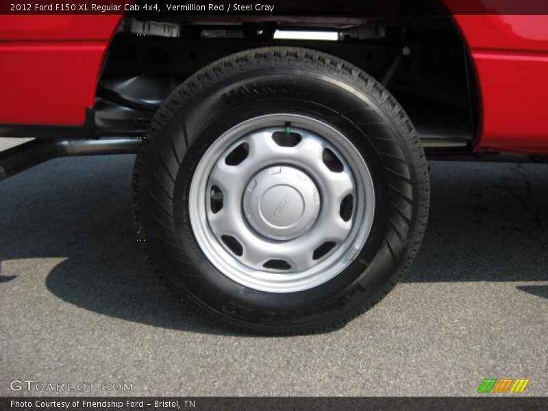 Vermillion Red / Steel Gray 2012 Ford F150 XL Regular Cab 4x4