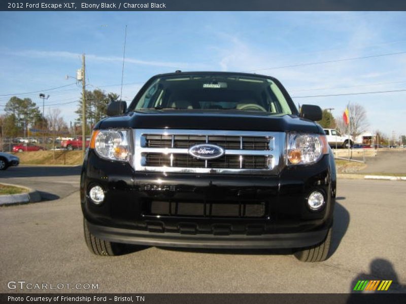 Ebony Black / Charcoal Black 2012 Ford Escape XLT