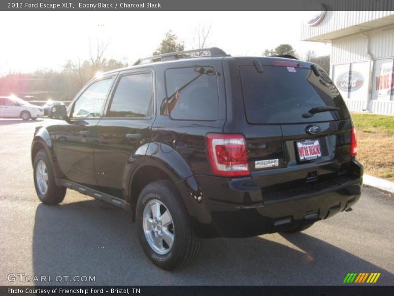 Ebony Black / Charcoal Black 2012 Ford Escape XLT