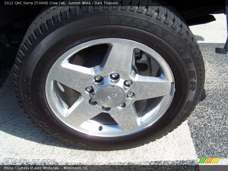 Summit White / Dark Titanium 2012 GMC Sierra 2500HD Crew Cab