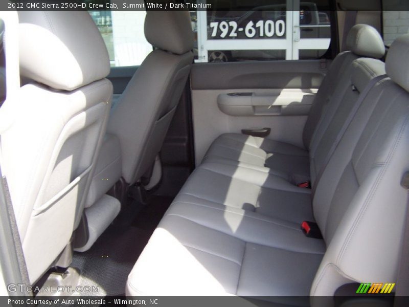 Summit White / Dark Titanium 2012 GMC Sierra 2500HD Crew Cab